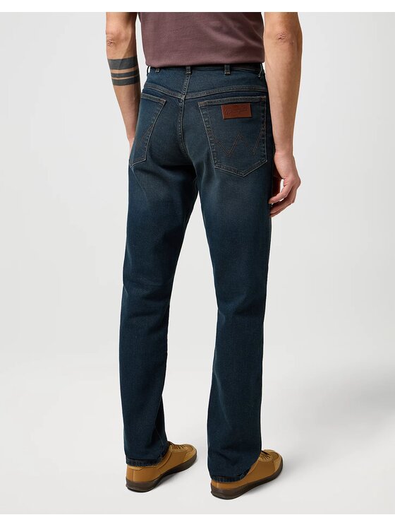 Wrangler Wrangler Jeansy RIVER Niebieski Slim Fit