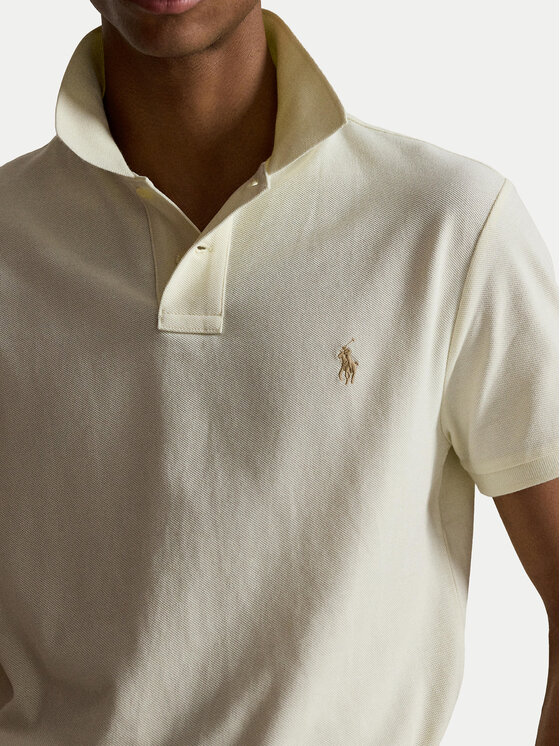 Polo Ralph Lauren Polo Ralph Lauren Poloshirt 710534735420 Écru Regular Fit