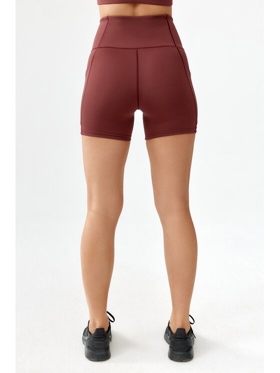 ROUGH RADICAL ROUGH RADICAL Szorty sportowe HAMPTONS SHORTS Bordowy Slim Fit