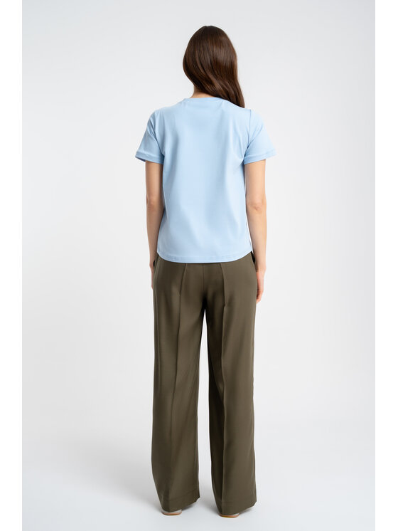 CLICK CLICK Μπλουζάκι 10-6708 Μπλε Reglan Fit