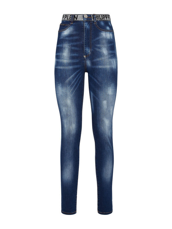 PHILIPP PLEIN PHILIPP PLEIN Jeansy 5677 Niebieski jasny Slim Fit