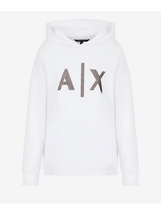 Armani Exchange Armani Exchange Mikina 3LYM27 YJ5VZ 1100 Bílá Regular Fit
