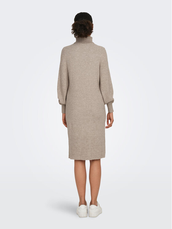 ONLY ONLY Trikotažinė suknelė 15309197 Smėlio Comfort Fit