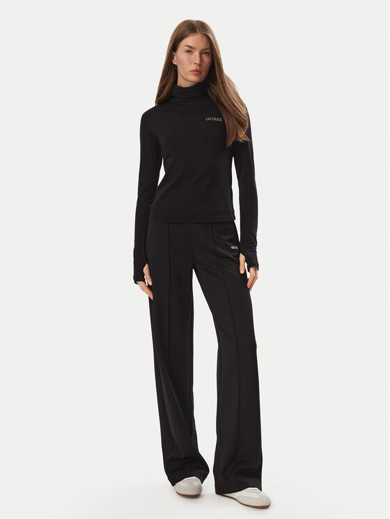 Guess Guess Блуза V6BP11 K6907 Черен Slim Fit