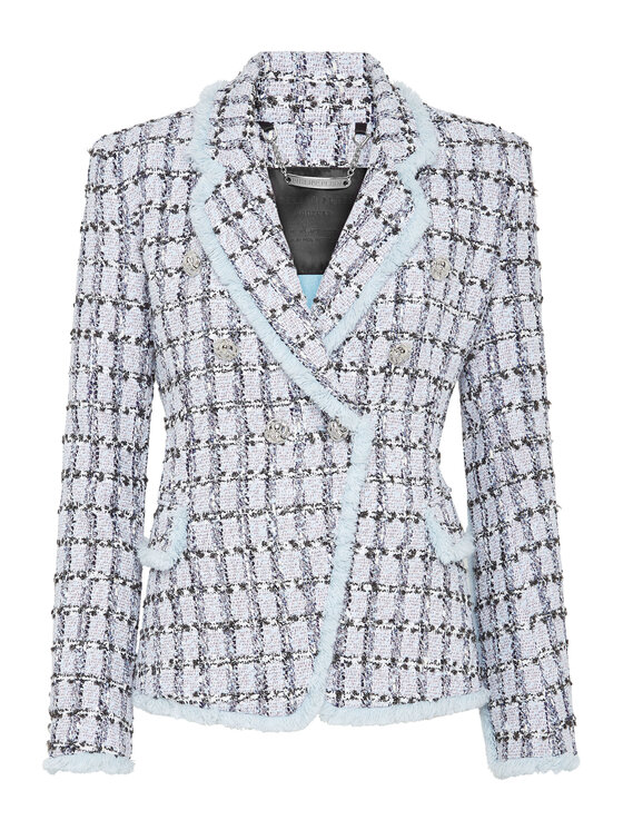 PHILIPP PLEIN PHILIPP PLEIN Marynarka 1893 Niebieski jasny Loose Fit