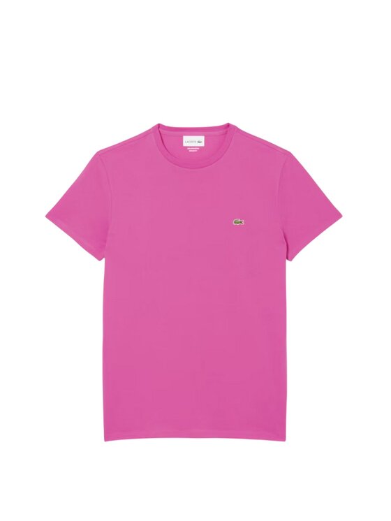 Lacoste Lacoste T-Shirt 15280953360719 Różowy Regular Fit