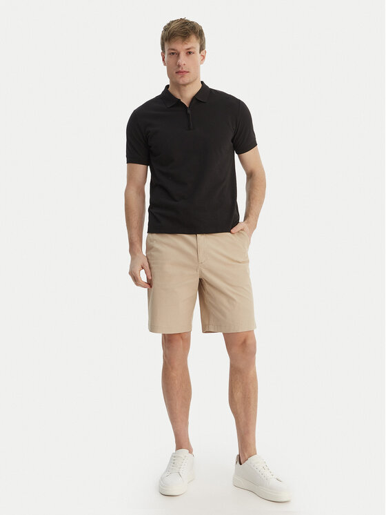 Calvin Klein Jeans Calvin Klein Jeans Σορτς υφασμάτινο LV04RF617G Μπεζ Regular Fit