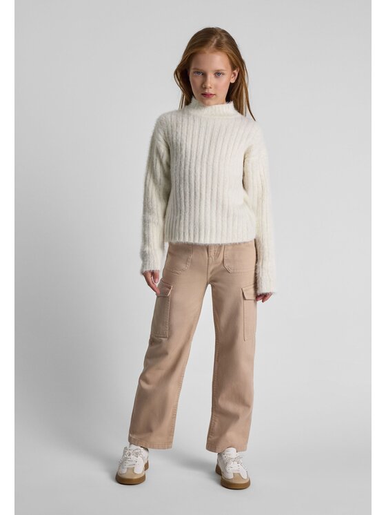 minoti minoti Sweter 26KNIT44 Écru Regular Fit