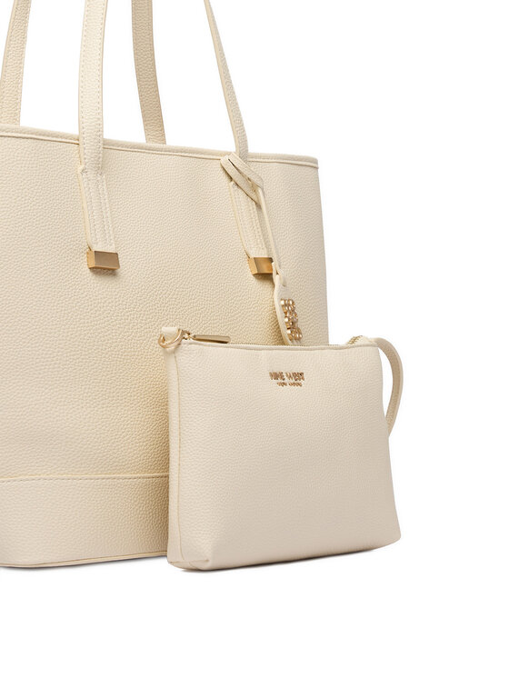 Nine West Nine West Geantă EO-Delancey Day-KY254 Écru