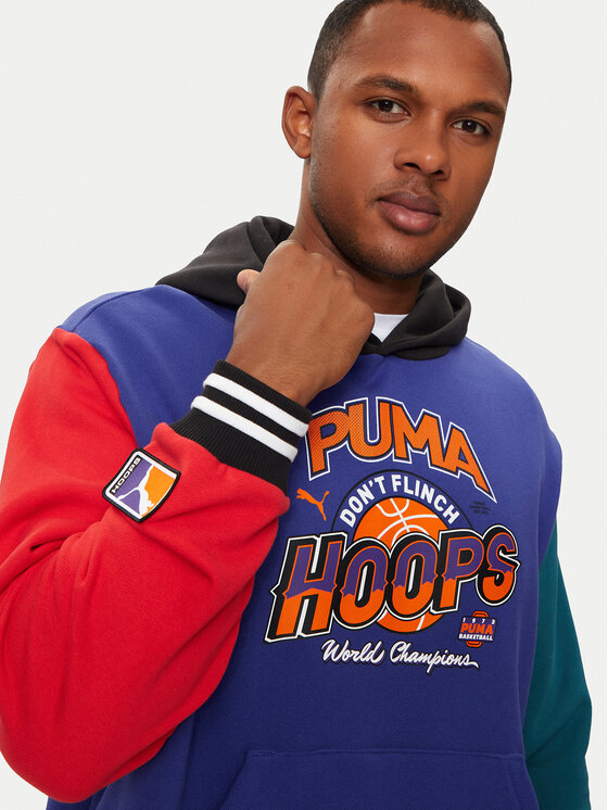 Puma Puma Sweatshirt Bandwagon 627216 Bunt Relaxed Fit