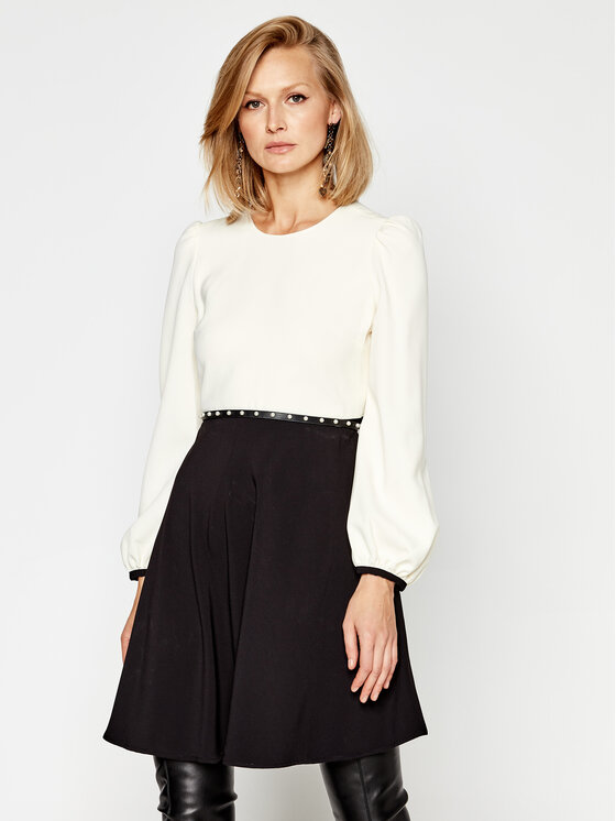TWINSET TWINSET Coctailkleid 202TT2337 Beige Regular Fit