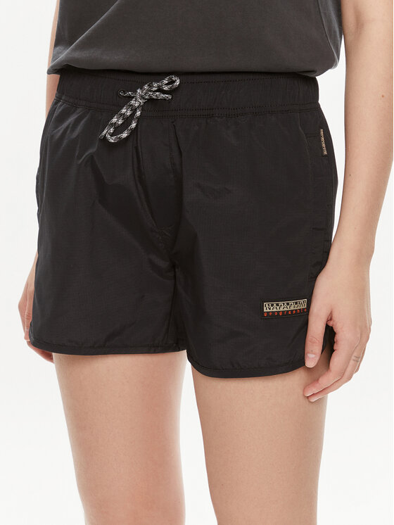 Napapijri Napapijri Pantaloncini sportivi N-Boyd NP0A4HNN Nero Regular Fit