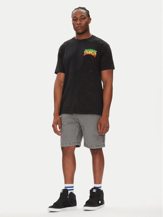 DC DC Póló ADYZT05450 Fekete Heritage Fit