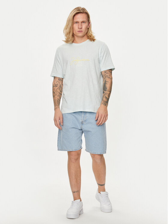 Jack&Jones Jack&Jones Tričko Joraruba 12255452 Modrá Standard Fit