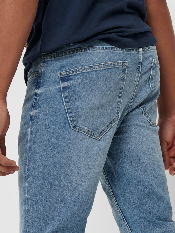 Only & Sons Only & Sons Jeansy Warp 22015149 Modrá Skinny Fit