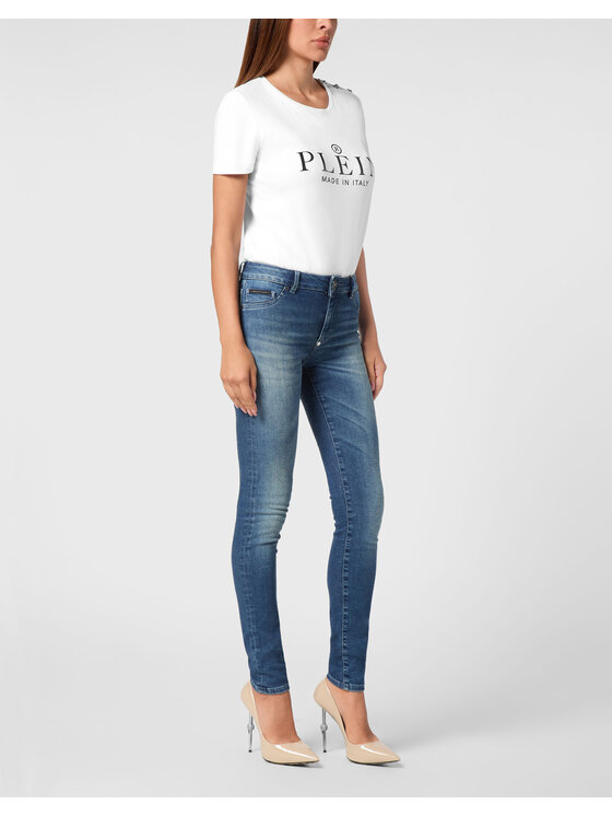 PHILIPP PLEIN PHILIPP PLEIN Jeggins 22463 Světle modrá Jegging Fit