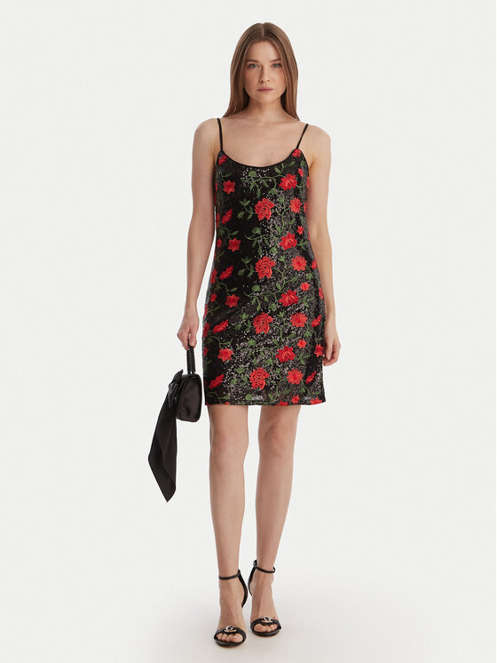 Vero Moda Vero Moda Koktejlové šaty Molly 10340993 Černá Slim Fit