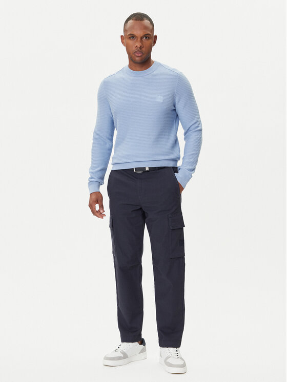 BOSS BOSS Sweater Anion_S 50527584 Sötétkék Regular Fit