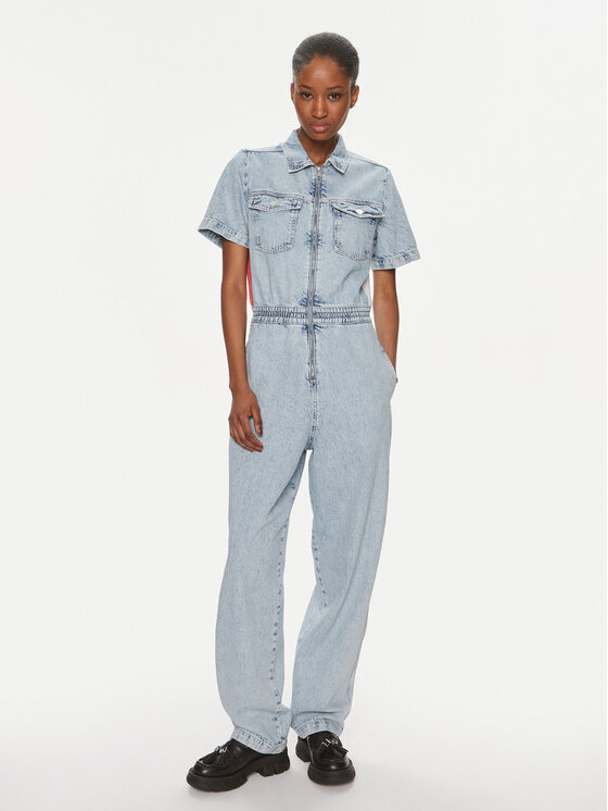 Tommy Jeans Overal DW0DW18112 Modrá Regular Fit