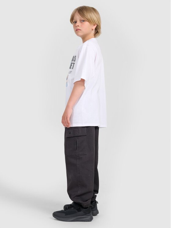 4F 4F T-Shirt 4FJRAW25TTSHM3062-10S Biały Oversize