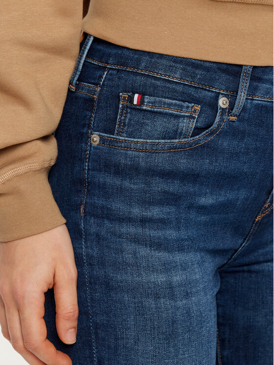 Tommy Hilfiger Tommy Hilfiger Traperice WW0WW45010 Tamnoplava Slim Fit