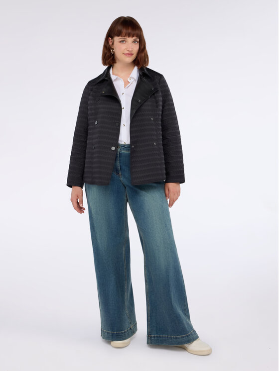 Fiorella Rubino Fiorella Rubino Giubbotto piumino F477T001378N033 Nero Regular Fit