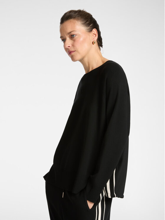 Elena Mirò Elena Mirò Cardigan M448Z000576N0A1 Nero Boxy Fit