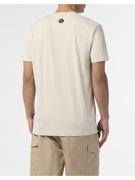 PHILIPP PLEIN PHILIPP PLEIN T-shirt 29734 Beige Regular Fit