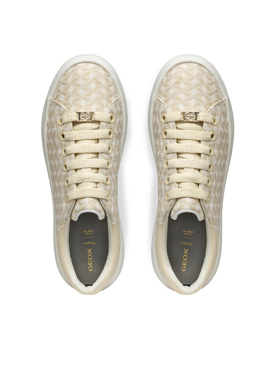 Geox Geox Sneakersy D Spherica Ec4.1 D55TCD 0DSBC C1122 Beżowy