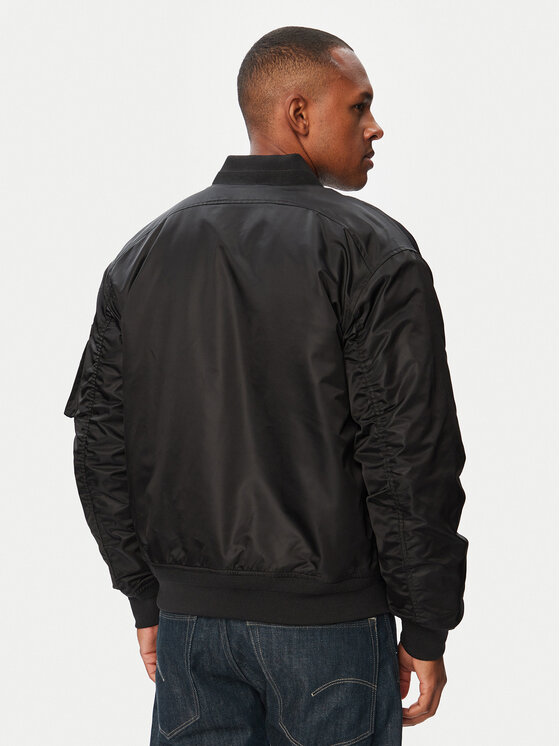 Calvin Klein Jeans Calvin Klein Jeans Kurtka bomber LV04RG505G Czarny Regular Fit