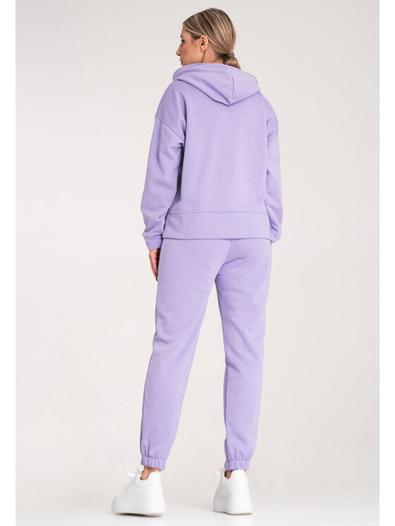 FIGL FIGL Komplet dresowy M1126 Fioletowy Regular Fit