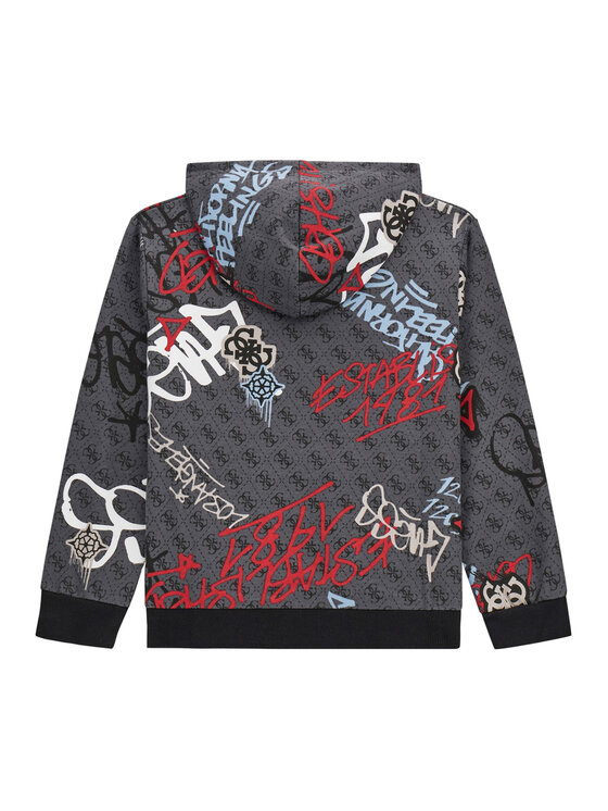 Guess Guess Bluza L5BQ04 KAD74 Szary Regular Fit