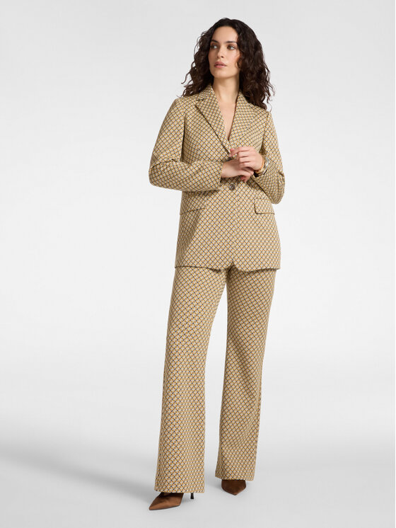 Elena Mirò Elena Mirò Giacca da abito Q142P000082N001 Crema Regular Fit