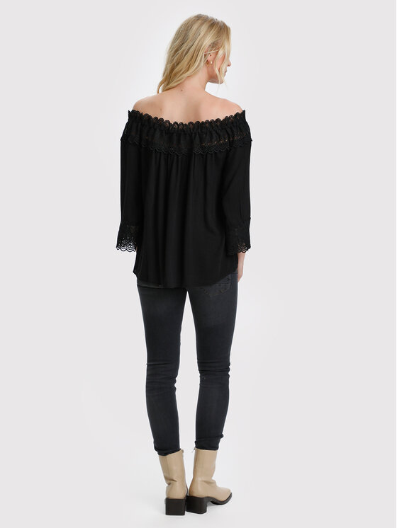 Cream Cream Bluzka Bea 10608022 Czarny Relaxed Fit