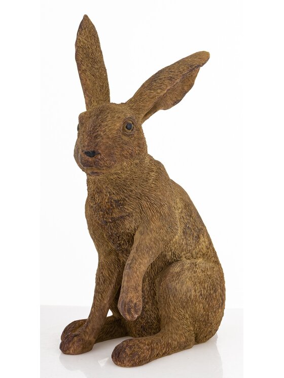 MIAhome MIAhome Figurka siedzący zając HARE Brązowy