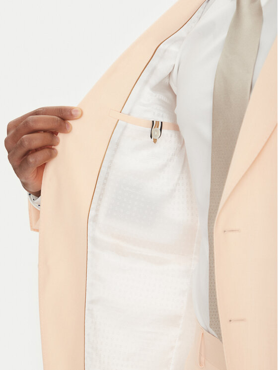 BOSS BOSS Garnitur H-Huge 50540759 Pomarańczowy Slim Fit