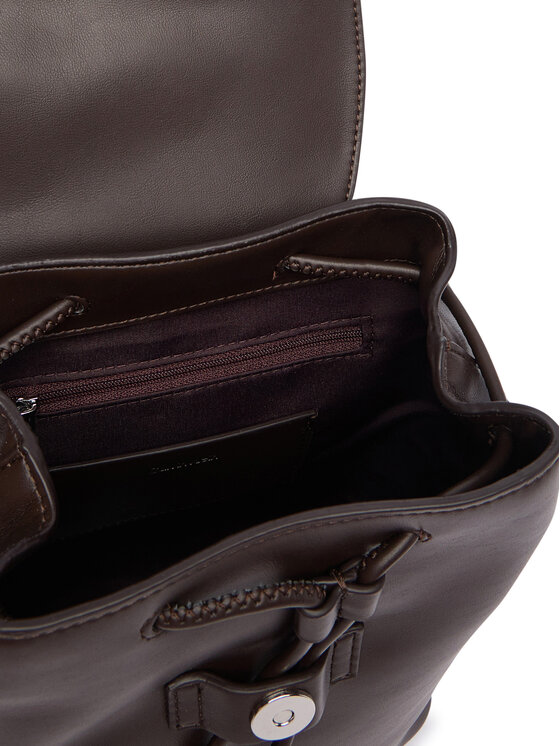 Calvin Klein Calvin Klein Ruksak Bold Ck Flap Mini Backpack LV04F3893G Tamno smeđa