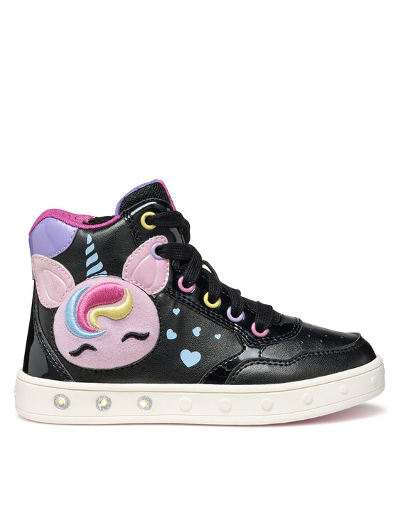 Geox Geox Snīkeri J Skylin J568WD 0NFKN C9240 D Melns