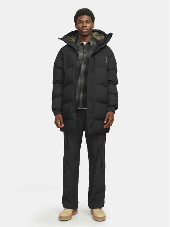Jack & Jones Jack & Jones Geacă de iarnă Alpha 12260481 Negru Regular Fit