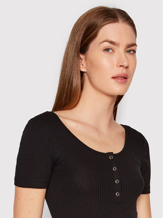 Pieces Pieces Bluse Kitte 17101439 Schwarz Slim Fit