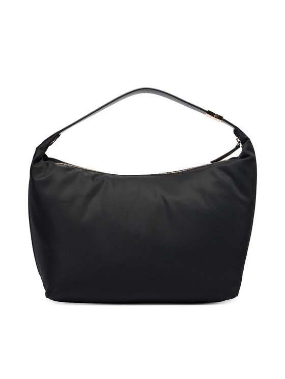 Tommy Hilfiger Tommy Hilfiger Kabelka Th Go Hobo Nylon AW0AW18229 Černá