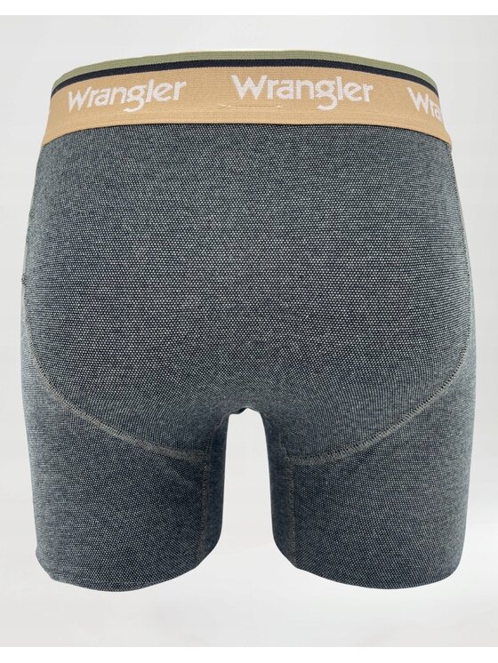 Wrangler Wrangler Bokserki Joffrey 3 Pack Cotton Elastane Trunks Kolorowy
