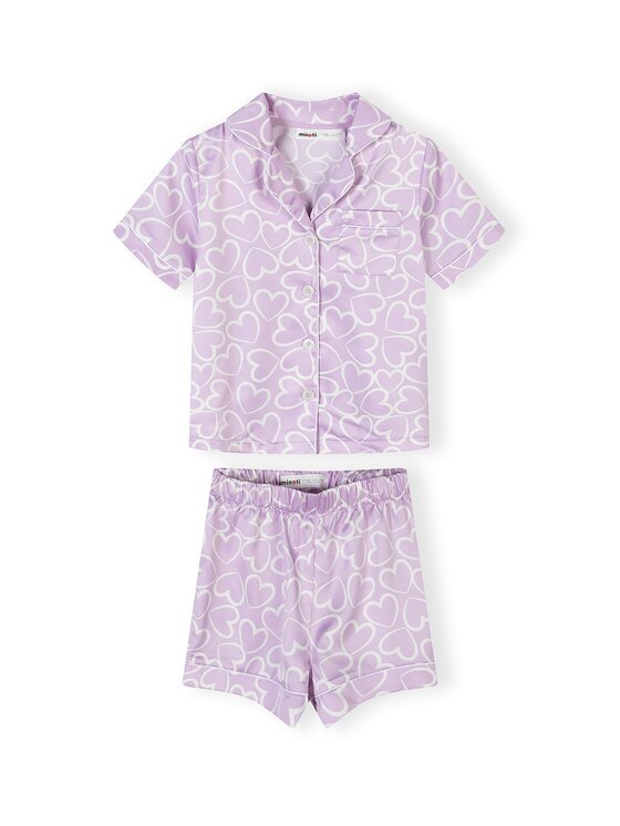 minoti minoti Piżama 30PJ166 Fioletowy Regular Fit