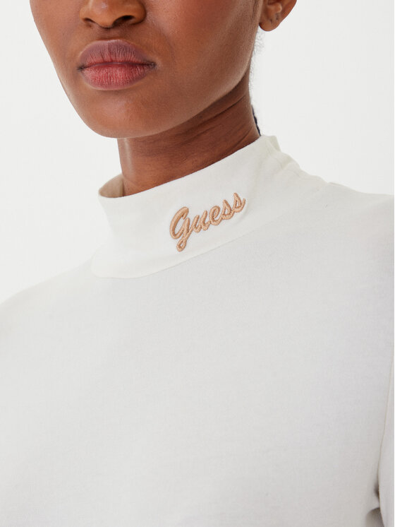Guess Guess Ikdienas kleita V5BK04 KCBF1 Écru Slim Fit