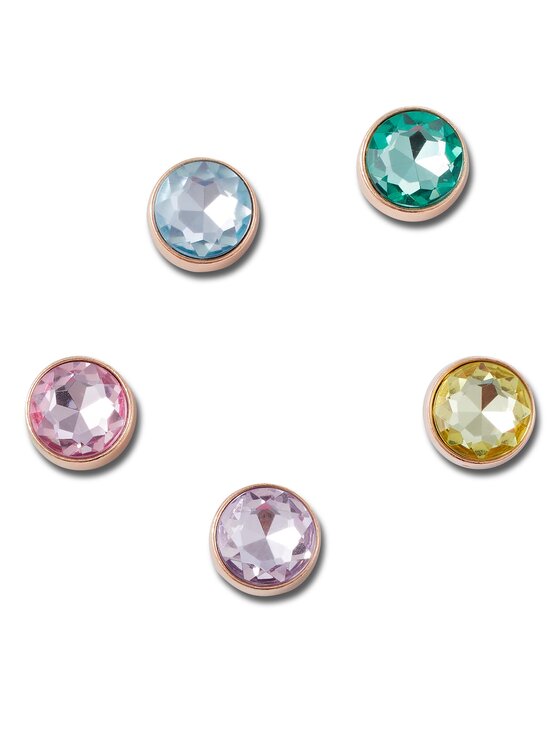 Decorazione per scarpe Gold and Gem 5 Pack