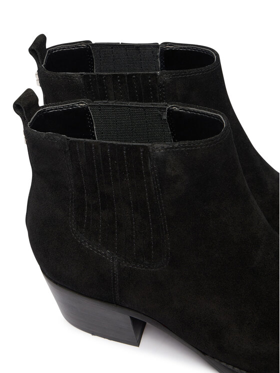 Guess Guess Kotníková obuv s elastickým prvkem FLTWYI SUE10 Černá