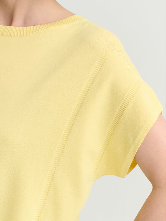 TATUUM TATUUM Bluzka SOLONI Żółty Classic Fit