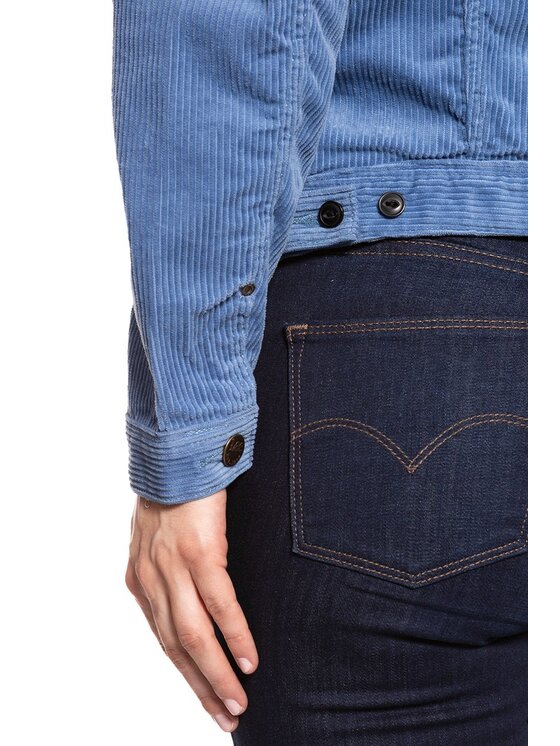 Lee Lee Giacca di jeans CORDUROY SHERPA RIDER JACKET Blu Regular Fit