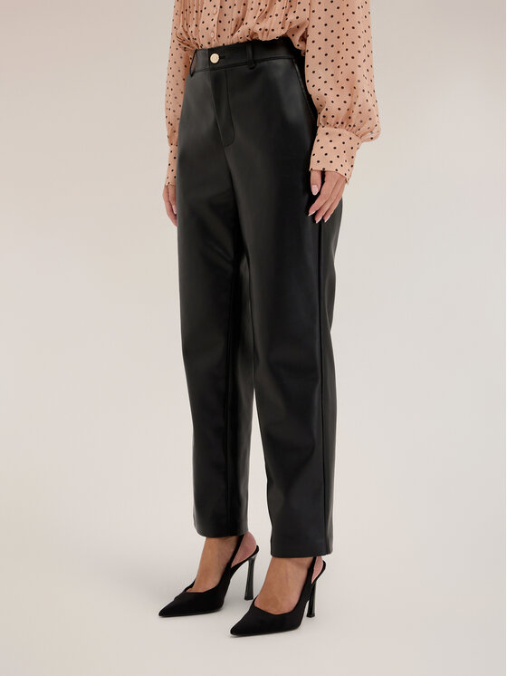 Motivi Motivi Pantaloni di tessuto P300Q004814N033 Nero Regular Fit