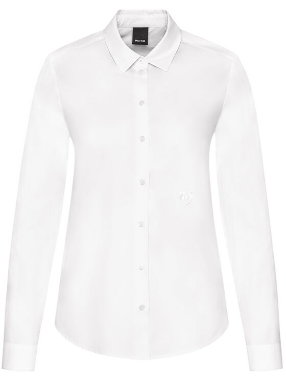 PINKO Pinko Camicia Dolcezza 3 PE 21 BLK01 1G15NZ Y6VW Bianco Regular Fit
